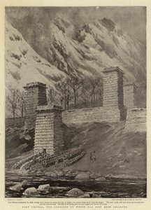 Fort Chitral, którego garnizon właśnie został zwolniony